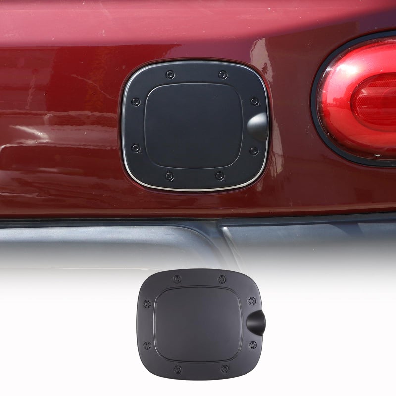 LLKUANG Gas Fuel Tank Cap Protector Cover Compatible with Toyota FJ Cruiser 20072021ABS Plastic Fuel Tank Door Cover Car Oil Gas Cap Door Cover Trim Decorative Accessories Matte black