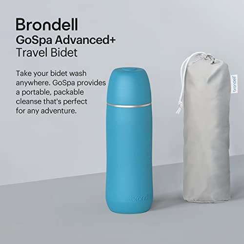 Brondell GoSpa Advanced Portable Bidet for TravelPopUp Nozzle System HighQualityCompact Bidet with Discreet Travel Bag for Convenient Storage500mL Gray - Image 3