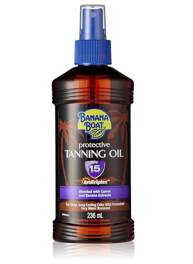 BANANA BOAT SPF 15 Protective Tanning Oil 236ml 