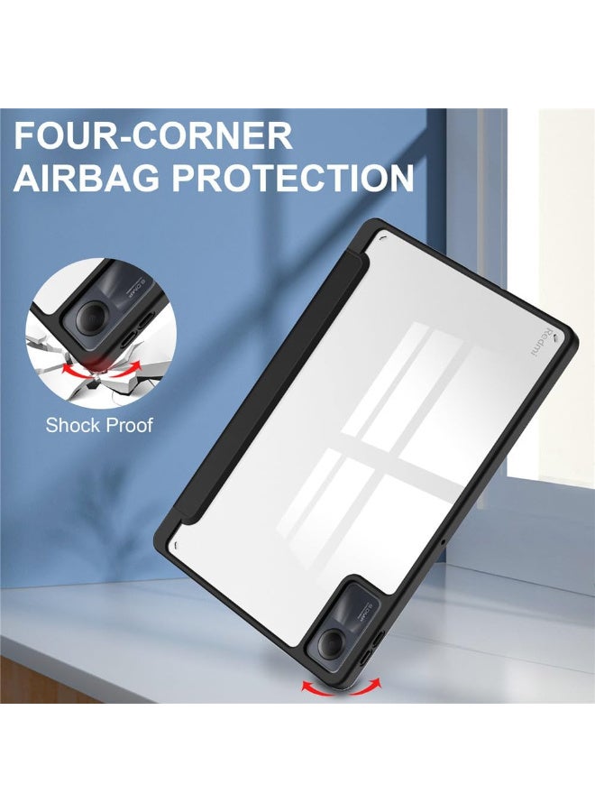 Redmi Pad SE 11" Case, Clear Back Transparent with Pen Holder, Redmi Pad se Cover, Tablet Case - Image 4