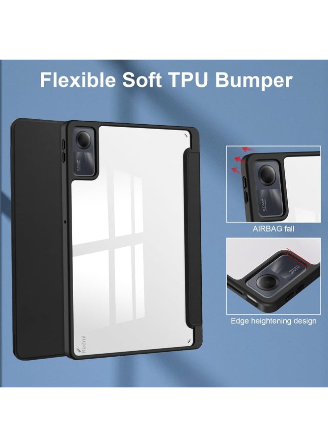 Redmi Pad SE 11" Case, Clear Back Transparent with Pen Holder, Redmi Pad se Cover, Tablet Case - Image 5