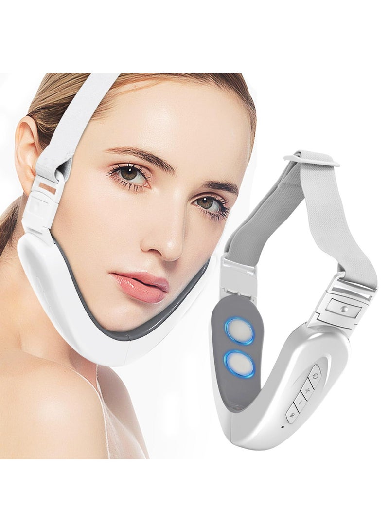 Loquat Electric Intelligent V-Shape Face Shaping Massager, Double Chin Reducer, Anti Aging Wrinkles Chin Slimming V Line Face Lifting Machine, Improve Facial Contour and Skin - Image 1