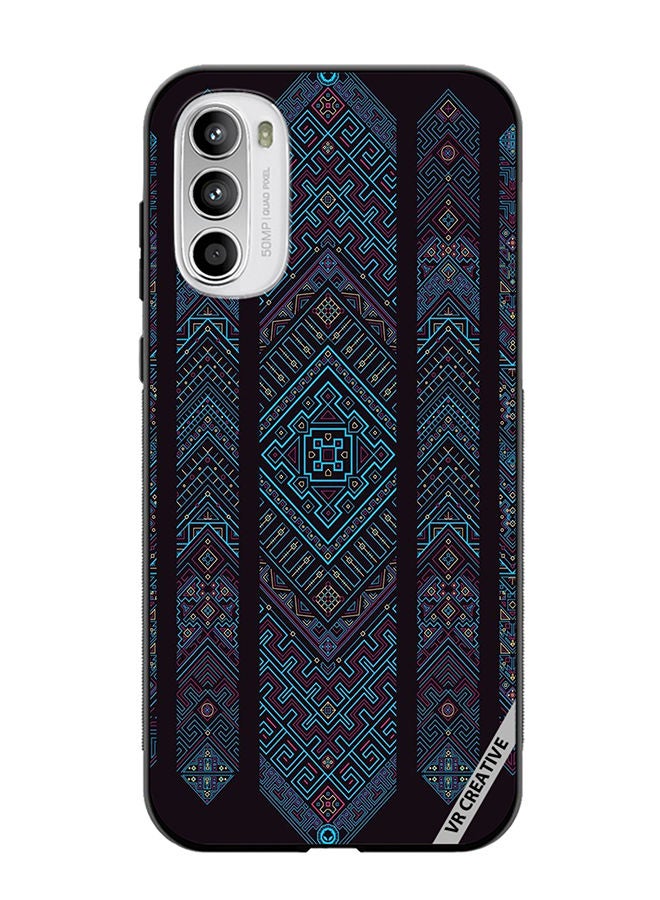 VR CREATIVE Protective Case Cover For Motorola Moto G82 Mandala Design Multicolour - Image 1