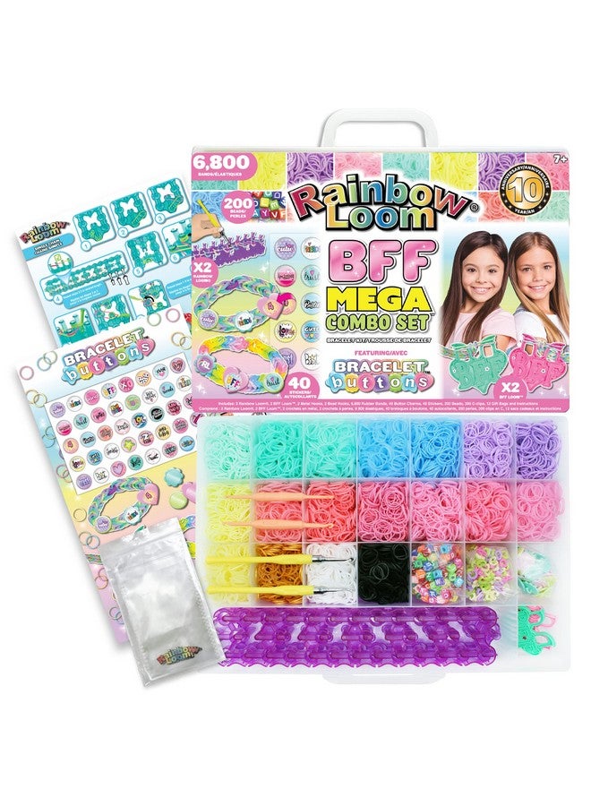 Rainbow Loom Bff Mega Button Set Featuring New Bff Loom  - Image 1