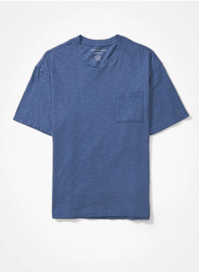 American Eagle - AE Oversized Pocket T-Shirt - Image 1