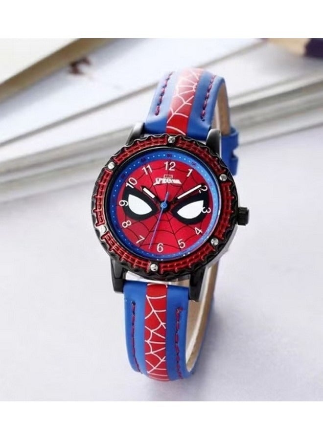 بيوينتي ساعة مارفل سبايدر مان الجديدة للأطفال، هدية عيد ميلاد الأطفال، هدية للأولاد - Image 1