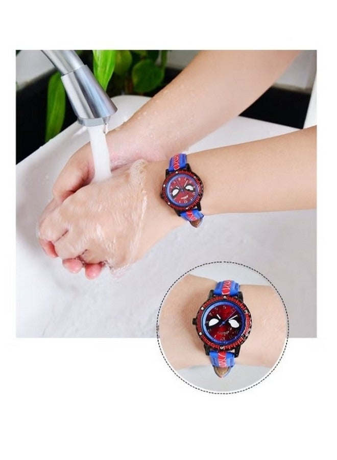 بيوينتي ساعة مارفل سبايدر مان الجديدة للأطفال، هدية عيد ميلاد الأطفال، هدية للأولاد - Image 3