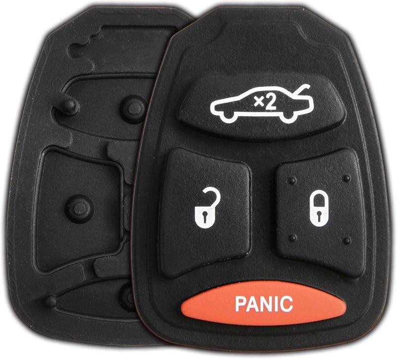 KeylessOption Replacement Keyless Entry Remote Ignition Key Rubber Button Pad Repair Fix - Image 1