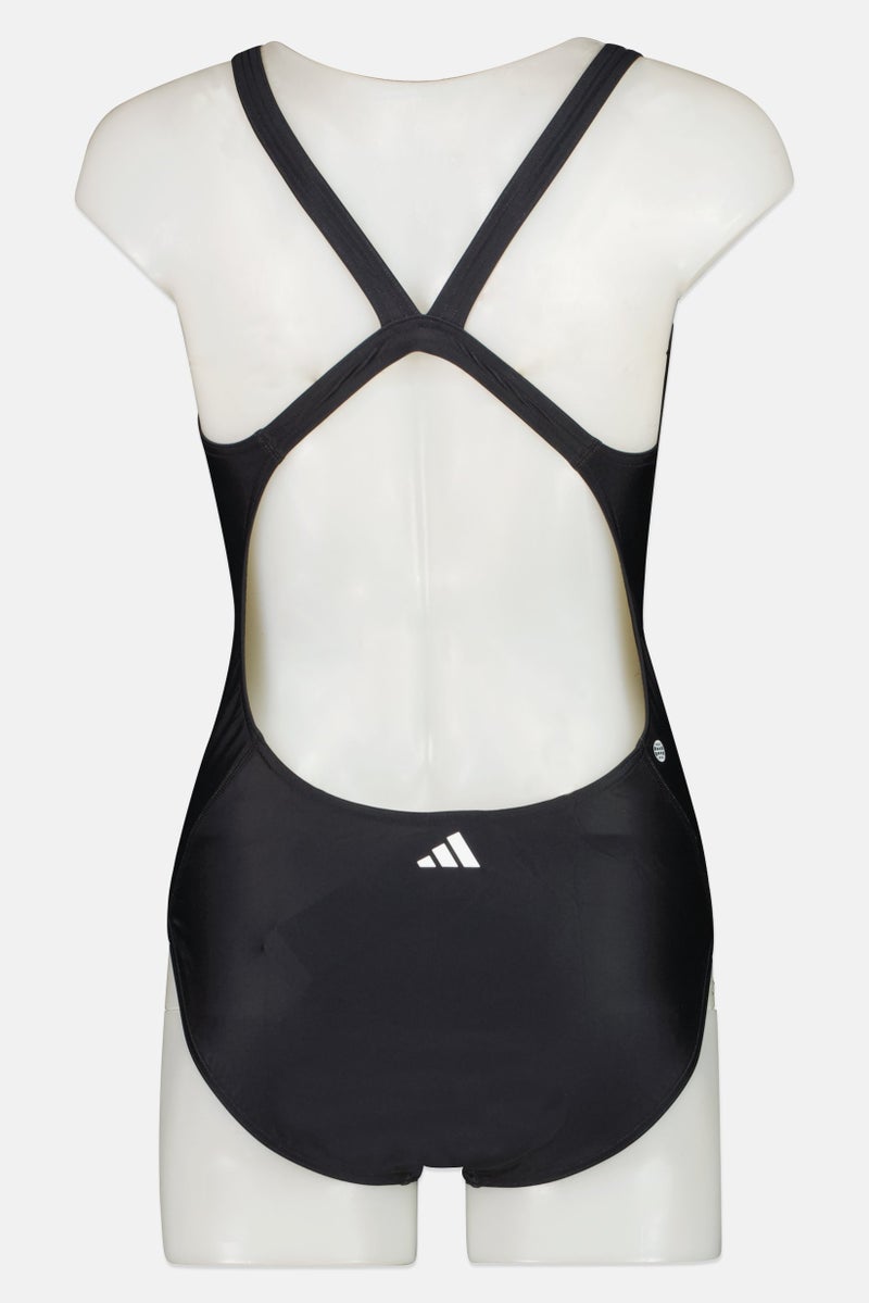Adidas Women Brand Logo One Piece Swimwear, Black  - Image 3