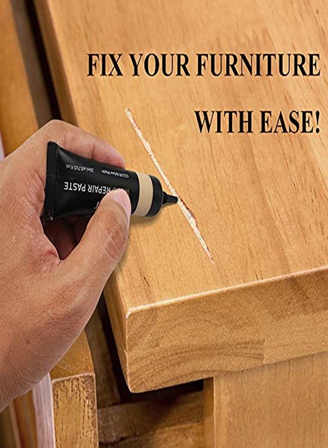 Boncart Wood Furniture Repair Kit Wood Filler-Repair Scratch, Cracks, Hole, Discoloration for Wooden Door, Floor, Table, Cabinet -Restore Any Wood, Cherry, Walnut - Image 4