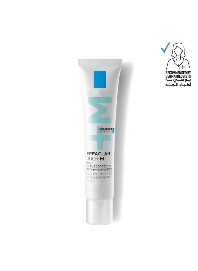 Effaclar Duo+M Acne Treatment Cream 40ml - For Oily & Acne Prone Skin - Image 1