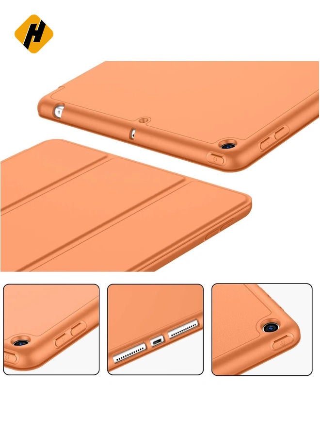 HuHa iPad 9th Generation Case 2021 iPad 8th Generation Case 2020 10.2 Inch with Pencil Holder iPad 7th Gen 2019 Case with Soft Baby Skin Silicone Back Auto Wake Sleep Cover - Image 3