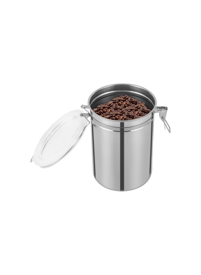 Green Tiger - 1.8L Stainless Steel Kitchen Sealed Canister Jar Coffee Sugar Tea Food Storage Container With Transparent Lid - Image 2