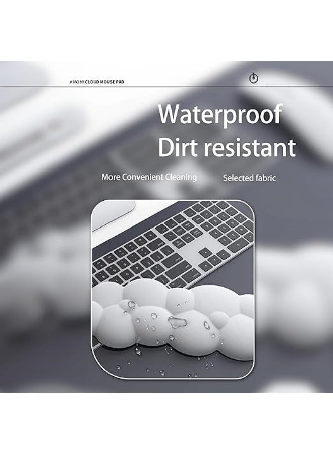 General 3 Piece Gradient Color Cloud Keyboard Wrist Rest and Mouse Wrist Rest Set  Cloud Wrist Rest,Cloud Wrist Rest for Computer Keyboard and Mouse Pad with Wrist Rest Set  - Image 4