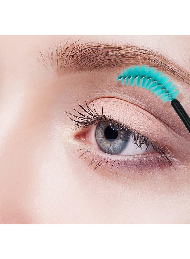 g2plus 100PCS Disposable Eyelash Brushes, Adjustable Mascara Wands Makeup Applicator, Eyelash Spoolies Brushes for Eyelash Extensions and Eyebrows (Multi-colored) - Image 5