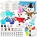 LAWOHO 6 Pack Slime Stocking Stuffers Stocking Stuffers for KidsChristmas Crafts Kids Crafts Snowman DIY KitCrafts Xmas Gift - Image 2