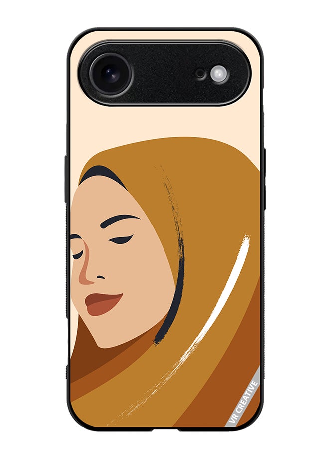 VR CREATIVE Protective Case Cover For Apple iPhone 17 Air Cartoon Woman Shape Design Multicolour