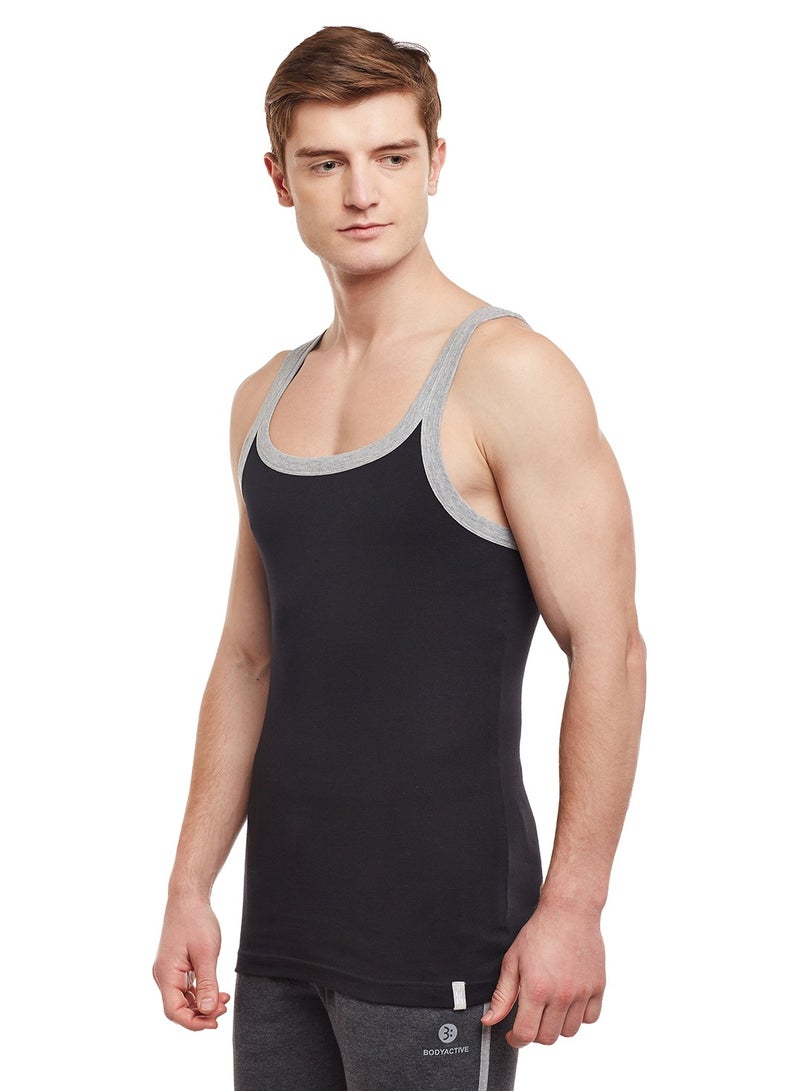 بودي كير Men's Cotton Vest - Pack of 1 | Comfortable & Breathable | Available in Sizes S-XL - Image 1