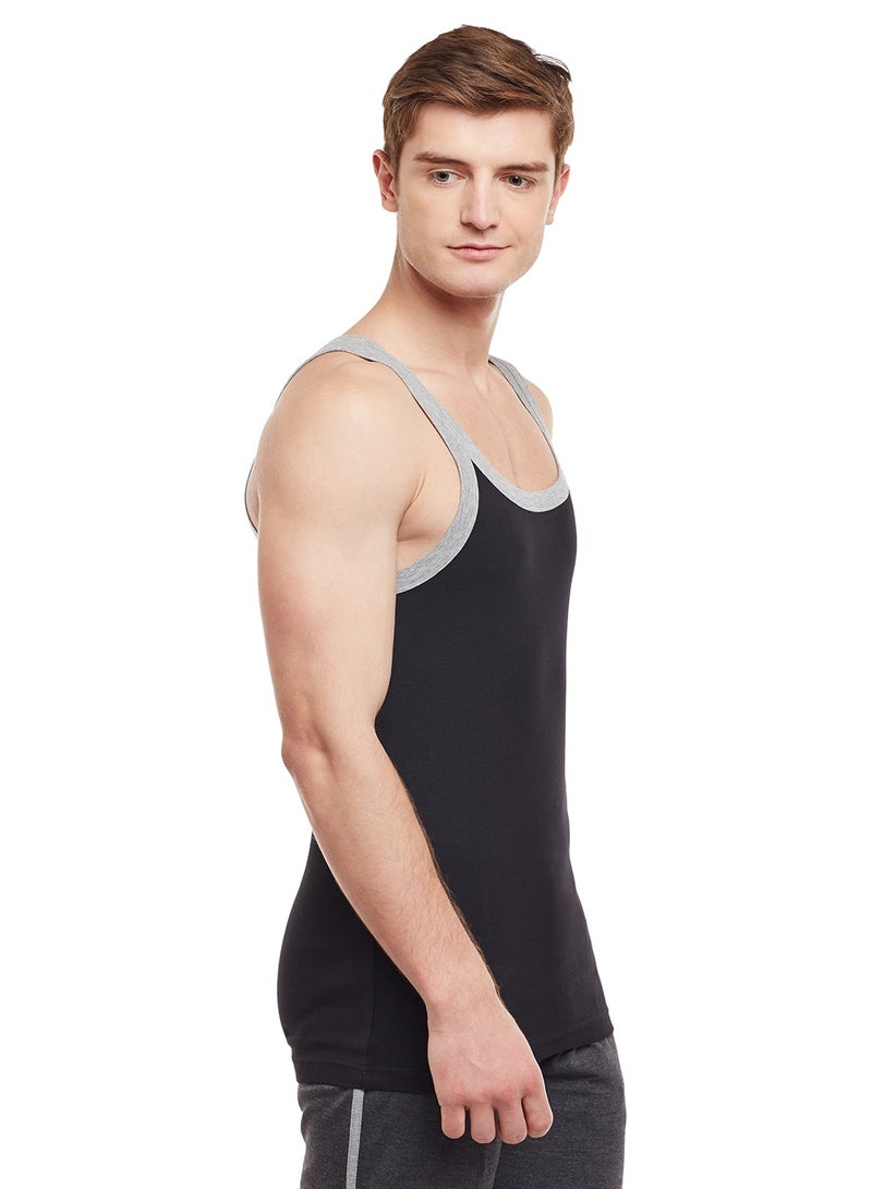 بودي كير Men's Cotton Vest - Pack of 1 | Comfortable & Breathable | Available in Sizes S-XL - Image 2