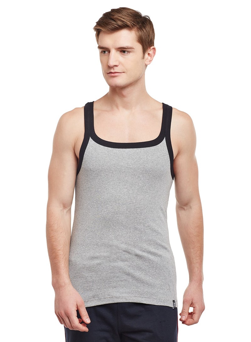 بودي كير Men's Cotton Vest - Pack of 1 | Comfortable & Breathable | Available in Sizes S-XL - Image 3
