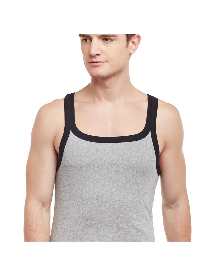 بودي كير Men's Cotton Vest - Pack of 1 | Comfortable & Breathable | Available in Sizes S-XL - Image 5