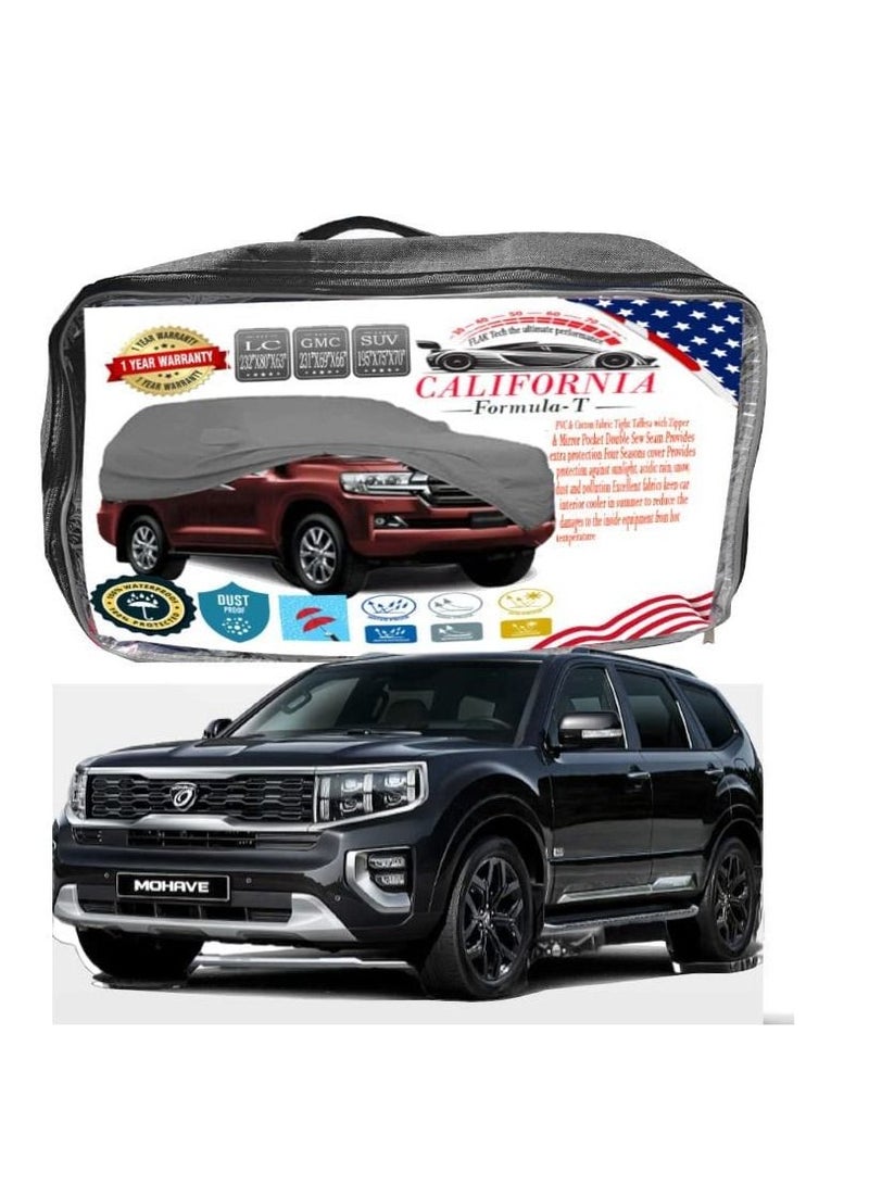 California formula-T Car cover Windproof & Scratch Resistant Car body Cover with Working Gloves Waterproof and Dustproof Covers Indoor & Outdoor  Kia Mohave  - Image 1