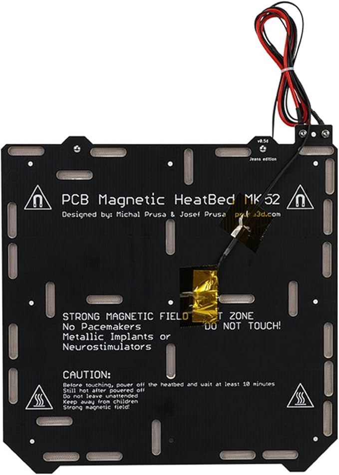 Heated Bed Replacement Part Hotbed 245x255mm 220W 24V with Cable Color B - Image 1
