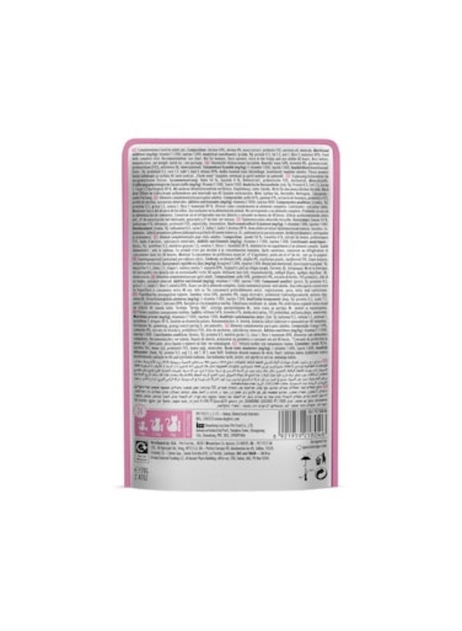 Cat Fest Chicken with Shrimp in Tender Jelly Cat Food Pouch - 4 Pouch, each pouch size 70g - Image 3