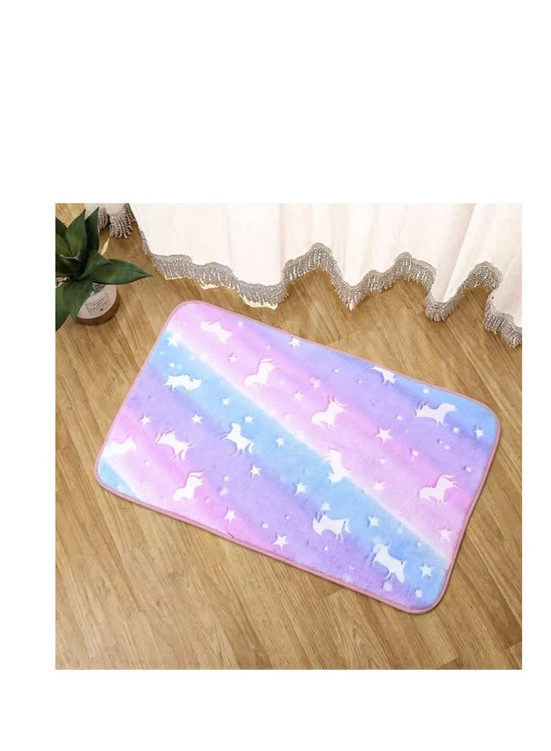 Luminous Carpet Glow in the Dark Space Rugs UNICORN 50 * 80 cm - Image 2
