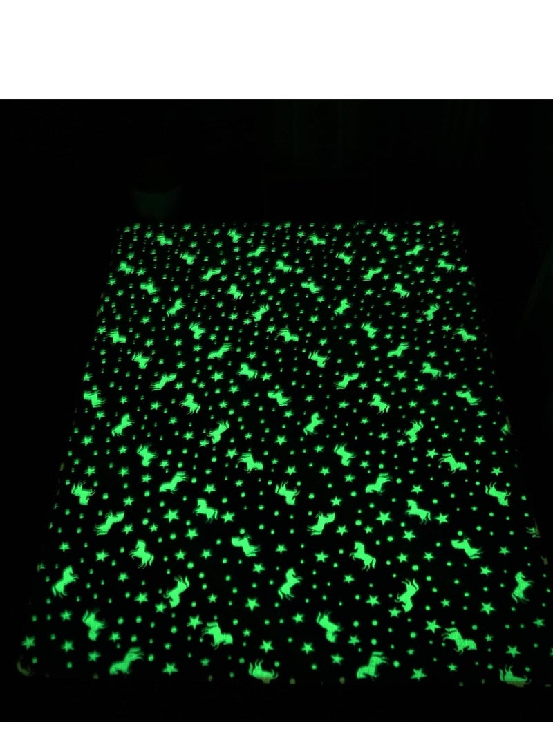 Luminous Carpet Glow in the Dark Space Rugs UNICORN 50 * 80 cm - Image 5
