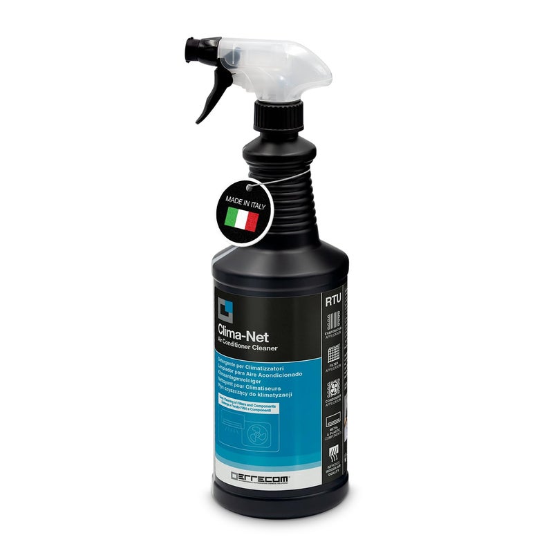 ERRECOM ClimaNet 34 fl oz Air Conditioner Cleaner for Central AC and Split AC Cleans Air Ducts AC Filters EvaporatorCondenser Coils Improves Airflow and Indoor Air Quality - Image 2
