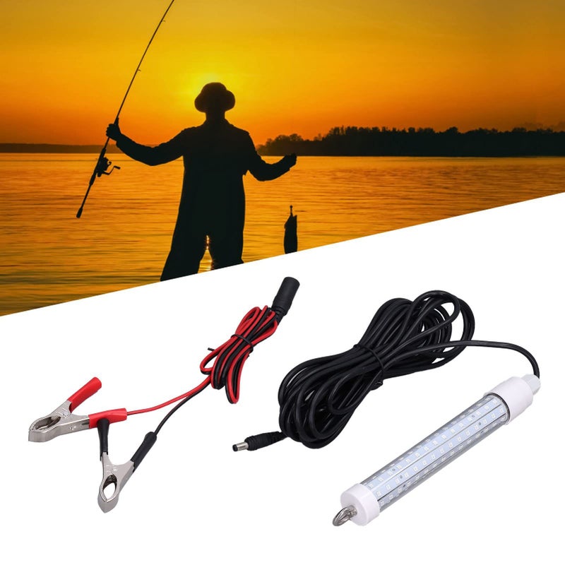 10W Green LED Underwater Fishing Light 1000lm IP68 Submersible 6m Cable for Squid Shad Perch - Image 4