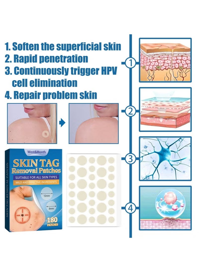 القمر الغربي لاصقة إزالة الثآليل للثآليل المسطحة والثآليل العنقودية ولصقة العناية بالبشرة - Image 3