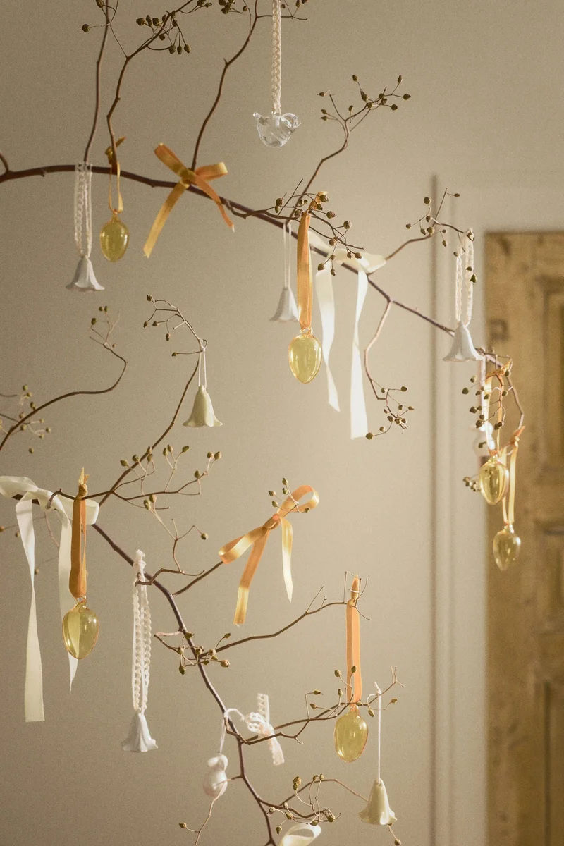 H&M 6-pack glass Easter decorations