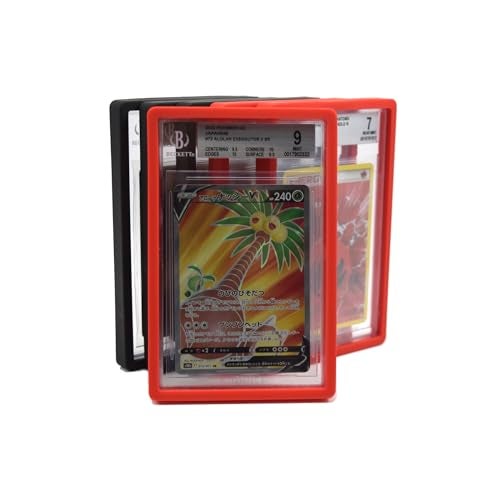 ProGuard Cards BGS Slab Guard for Standard Graded BGS Cards | Exact Fit, Snap Tight Protection | Shock Absorption | Matte Finish (RED) - Image 1