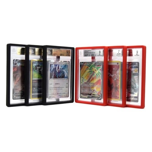 ProGuard Cards BGS Slab Guard for Standard Graded BGS Cards | Exact Fit, Snap Tight Protection | Shock Absorption | Matte Finish (RED) - Image 5