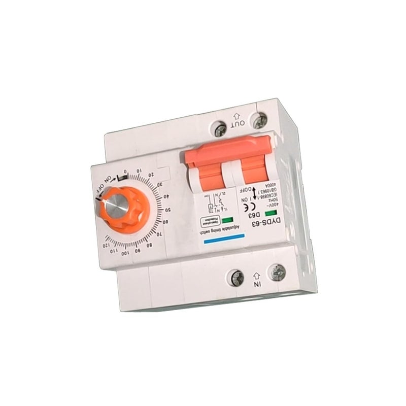 2P Breaker Timer Switch 63A 220V 240V 50Hz 230V 63A Max Time Set Range 1min 2H - Image 5