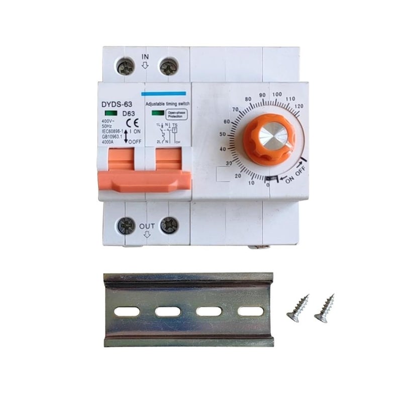 2P Breaker Timer Switch 63A 220V 240V 50Hz 230V 63A Max Time Set Range 1min 2H - Image 3