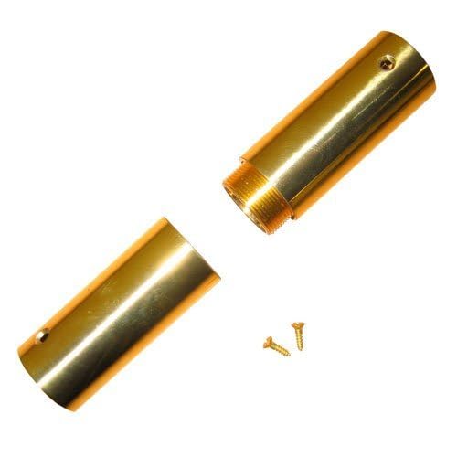 Eder Flag Screw Joint for 1-1/4 Inch Diameter Oak Poles Brass - Image 2