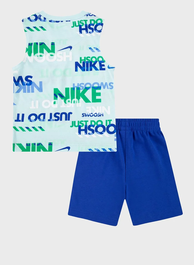 Nike Infant All Over Printed T-Shirt Set