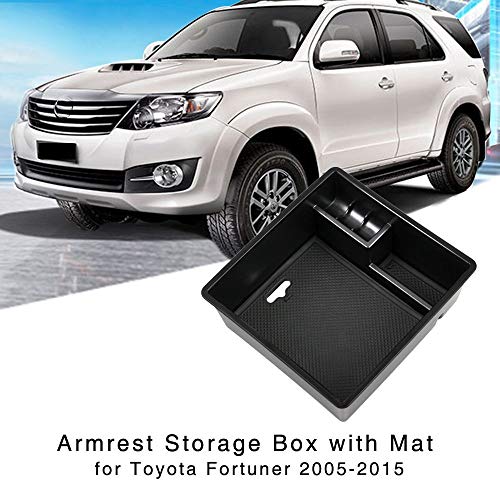 Dreamseek Center Console Organizer for Toyota Fortuner 2005 2006 2007 2008 2009 2010 2011 2012 2013 2014 Interior Armrest Storage Box Glove Holder Tray - Image 3