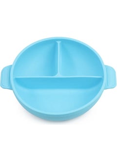 bebek Silicone Feeding Set Vacuum Silicone Food Plate (With Lid), Silicone Fork and Spoon / Blue - pzsku/Z28F835F7B11F54F4E240Z/45/_/1731010440/40e88b90-01a2-4c0e-a36e-91de4f475bd6