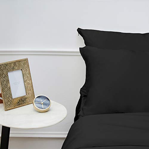 INSSL Silk Pillowcase f Women, Mulberry Silk Pillowcase for Hair and Skin and Stay Comfortable and Breathable During Sleep(Black,Standard) - Image 4
