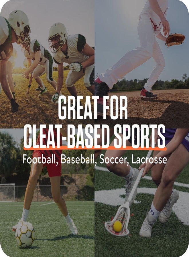 Sof Sole Cleat Speed Insole– Slim Profile, Anti-Slip Friction Pads for Faster Cuts, Custom Fit, Enhanced Performance in Football, Soccer, Lacrosse, and Baseball Cleats– Moisture-Wicking, Men's 7-13 - Image 4