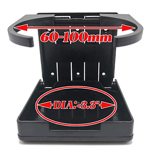 YOOHUA 2PCS Cup Holder Folding Drink Holders Car Cup Holder for Caravan Trucks Car RVs Vans Marine Boat Home Office - Image 3