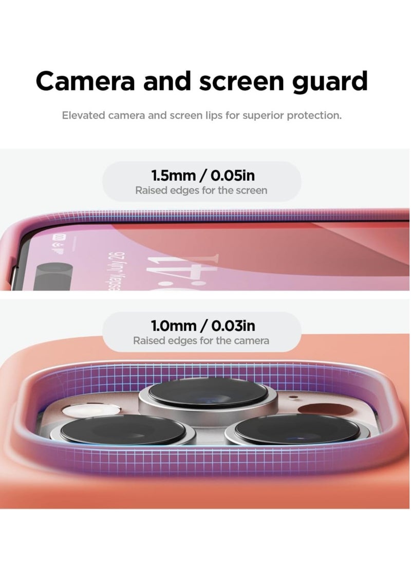 BORTONY iPhone 13 Pro Max Cover 6.7 Inch Liquid Silicone Anti Scratch Anti Fingerprint Soft Silky Touch Shockproof Protective Case - Image 4