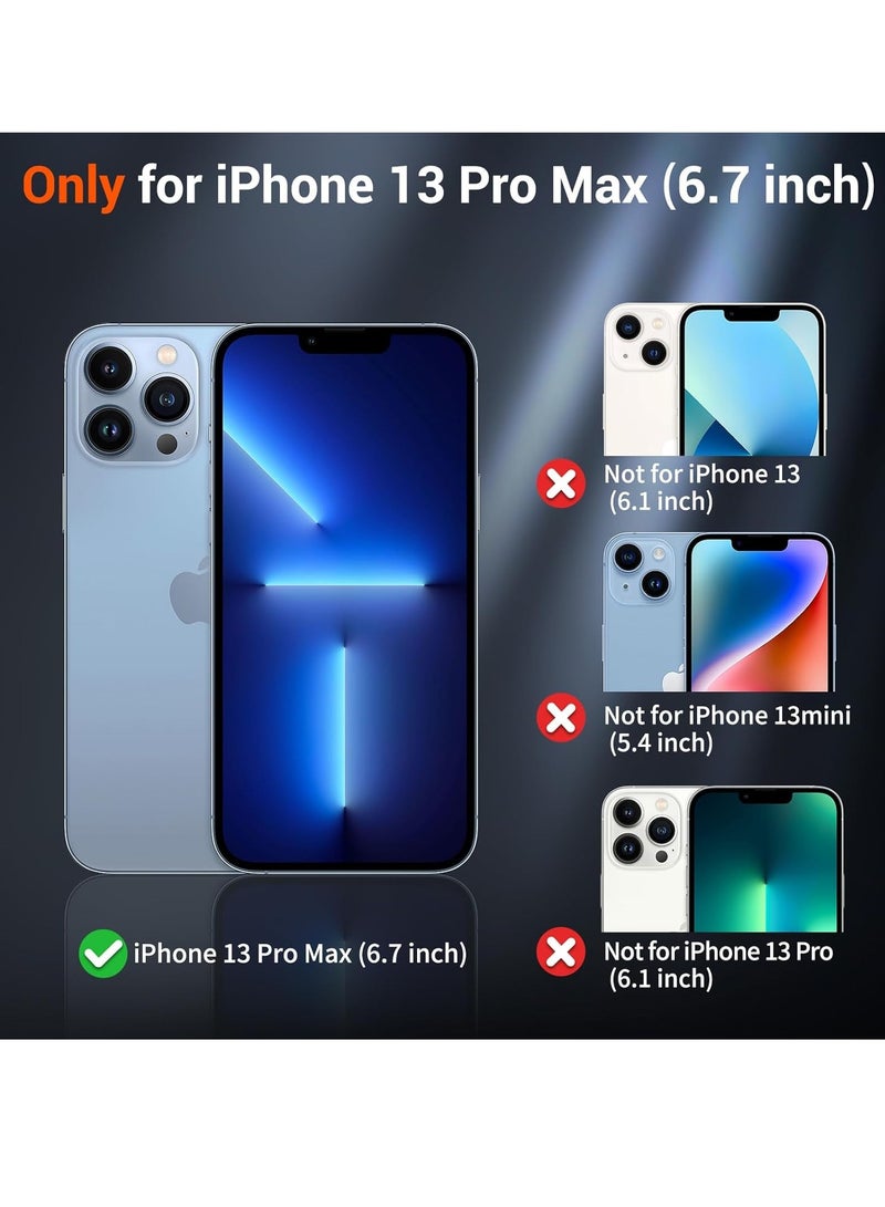 BORTONY iPhone 13 Pro Max Cover 6.7 Inch Liquid Silicone Anti Scratch Anti Fingerprint Soft Silky Touch Shockproof Protective Case - Image 2