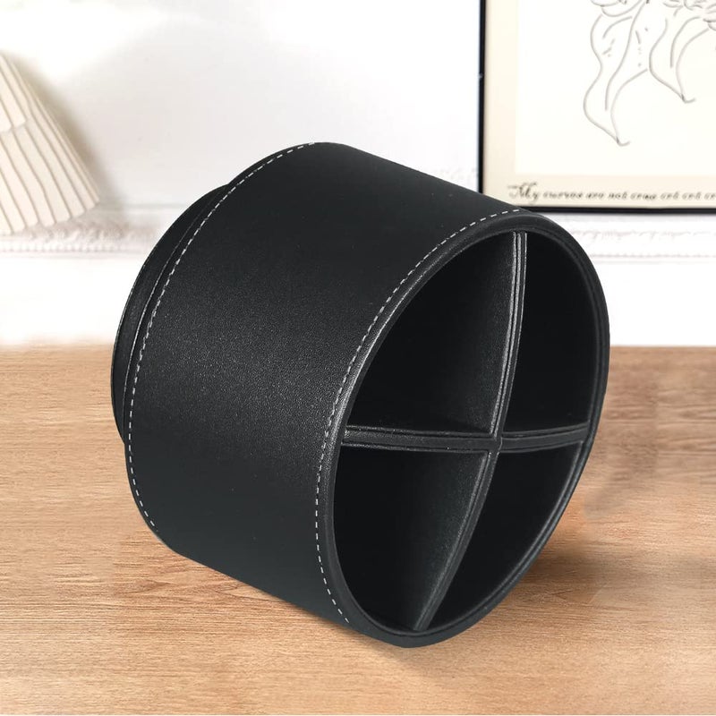 BIBELUN Tv Remote Control Holder For Table  360 Swivel Pen Holder For Desk Organizers And Accessories  Nightstand Organizer Caddy For Media Controllers/Office Supplies  Bedside Decorations For Living Room - Image 4