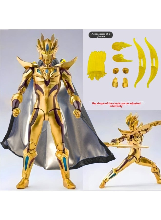 Shf Ultimate Shining Cello Ott Handmade Toy Multi-Joint Super Action Figure Model Act Boy Gift-Color:[black Cloak] Gold Unlimited Sero 16cm Multi-joint Super Movable - Image 1
