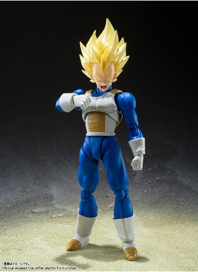 Tamashii Nations - TAMASHII NATIONS - Dragon Ball Z - Super Saiyan Vegeta - Awakening Super Saiyan Blood - Bandai Spirits S.H.Figuarts Action Figure - Image 1